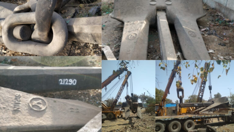 Two 21-Tonne AC-14 HHP Anchors, Found When They Could Not Be Found
