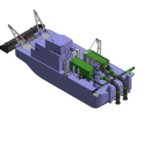 ASL Bulan- From Multicat Workboat to Working Water Injection Dredger - for DEME in 20 Days 1