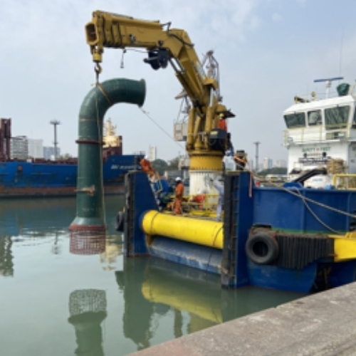 ASL Bulan- From Multicat Workboat to Working Water Injection Dredger - for DEME in 20 Days 1