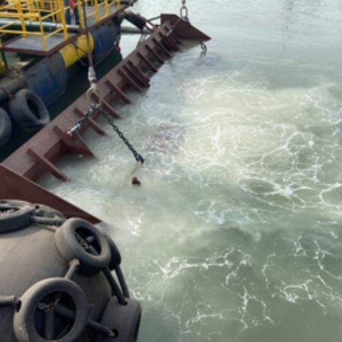 ASL Bulan- From Multicat Workboat to Working Water Injection Dredger - for DEME in 20 Days 1