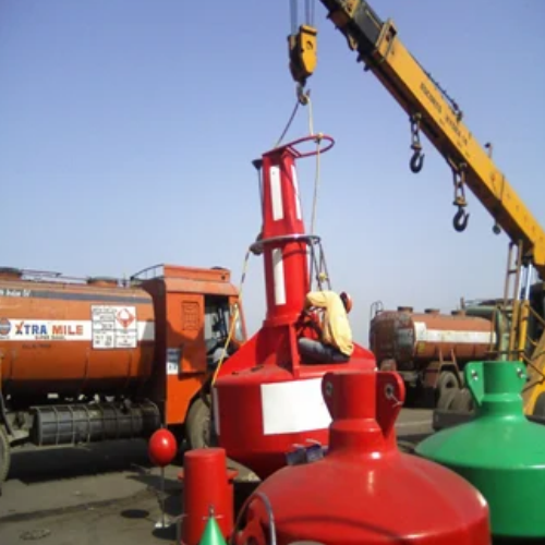Marking the Hazira Port Channel – Five Buoy Sizes, One Installation 4