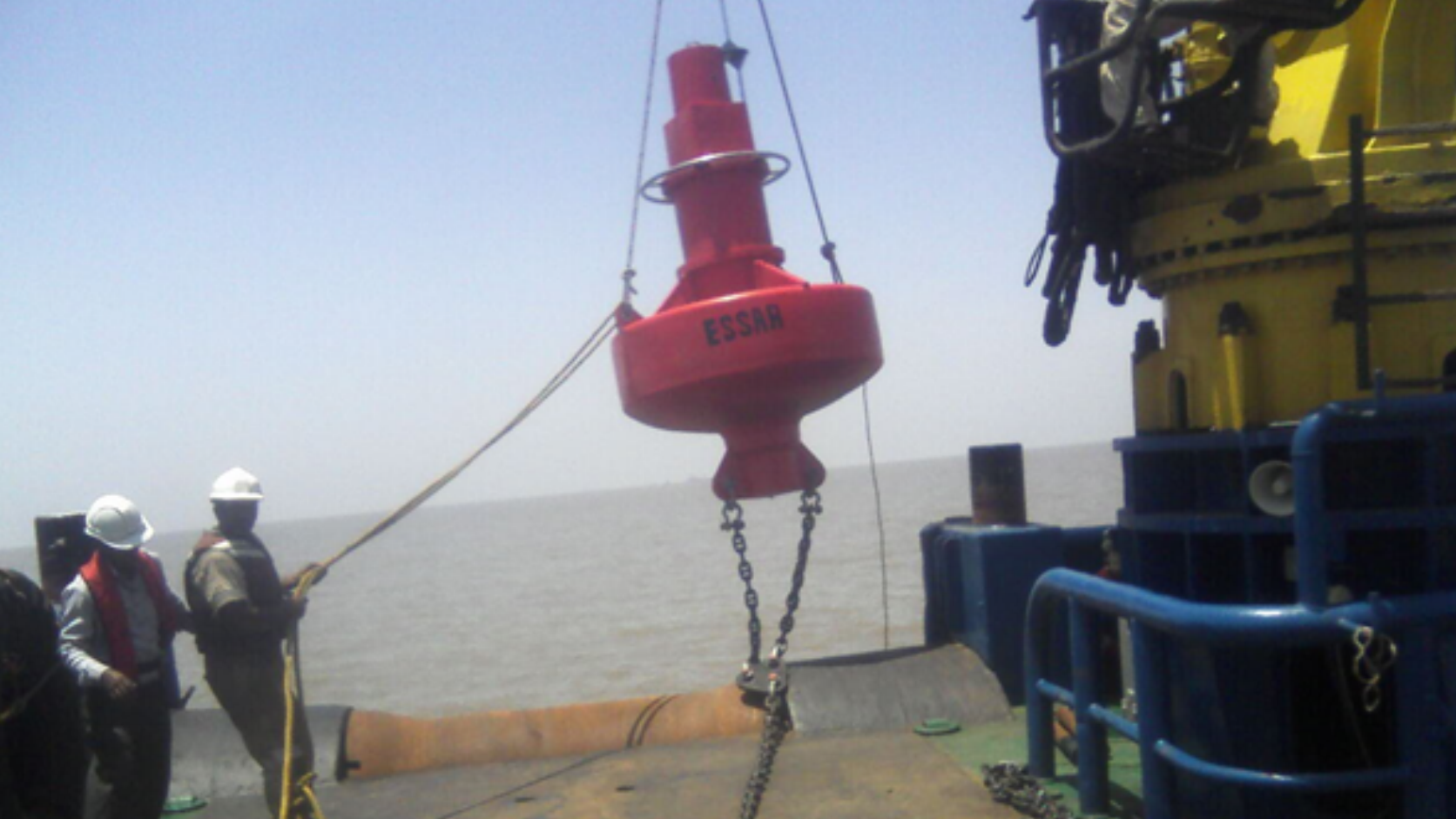 Marking the Hazira Port Channel – Five Buoy Sizes, One Installation