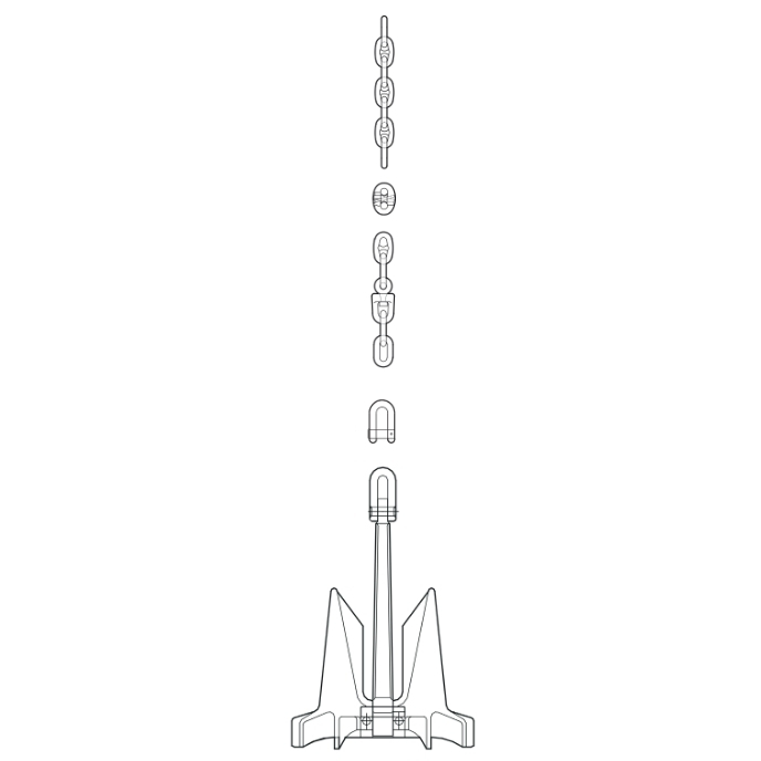 With Swivel Forerunner Chain – Anchor Connection